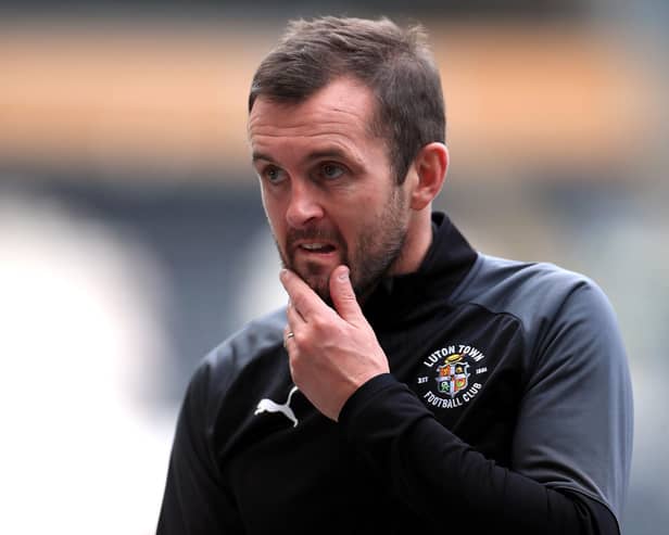 Luton Town boss Nathan Jones