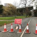 Valley Road is closed until December 11