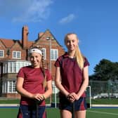 Beth Hiley (left) and Isabella Holdsworth have earned call-ups to the England Hockey Performance Centre