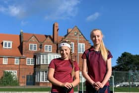 Beth Hiley (left) and Isabella Holdsworth have earned call-ups to the England Hockey Performance Centre