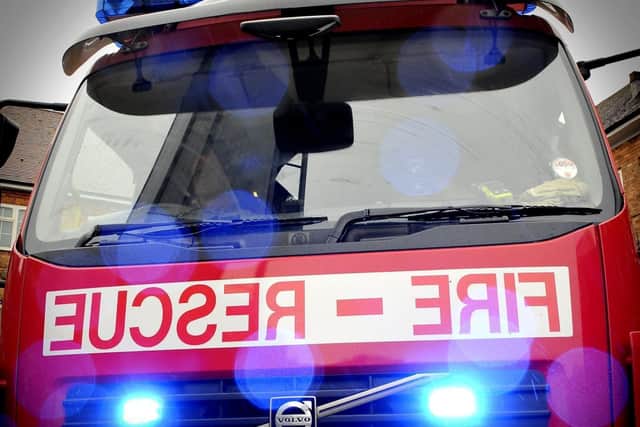 A caravan blaze in Pickering is being probed.