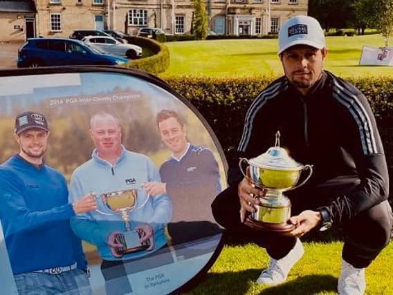 Alex Belt won the Yorkshire PGA Championship on his way to securing an Order of Merit double