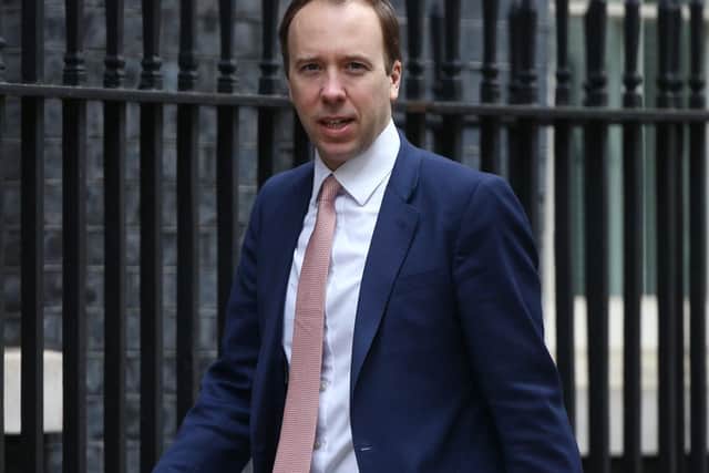 Health Secretary Matt Hancock. Photo: PA