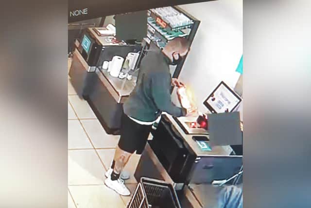 Police want to speak to this man after a theft from Lidl in Scarborough.