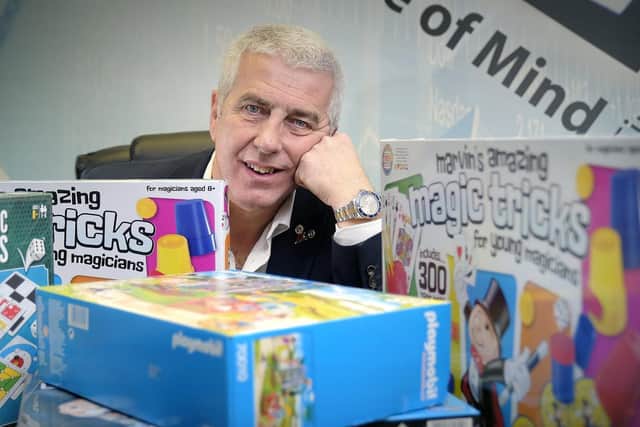 Organiser of the Scarborough Christmas Toy Appeal, Nigel Wood.
