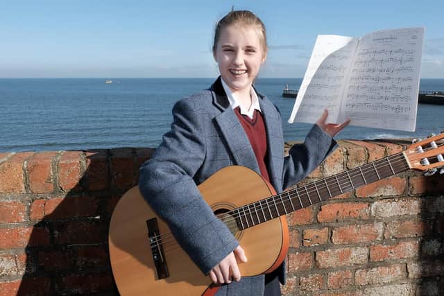 Sarah from Scarborough College at this year's Eskdale Festival of the Arts in Whitby.