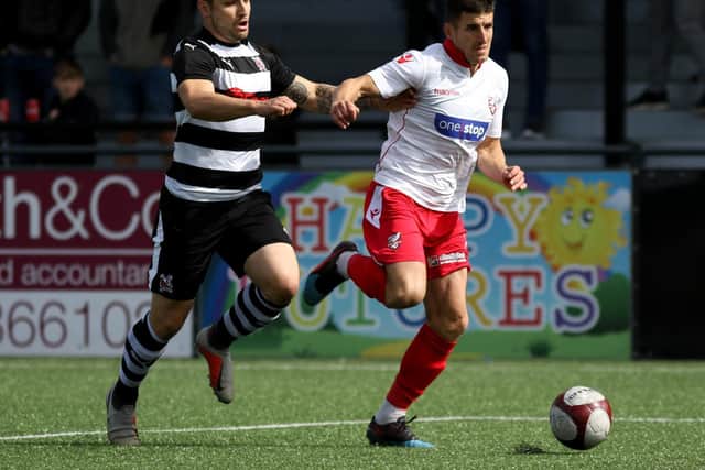 KEEN TO RETURN: Scarborough Athletic captain Michael Coulson