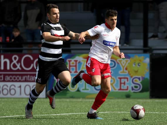 KEEN TO RETURN: Scarborough Athletic captain Michael Coulson
