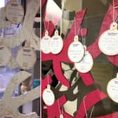 The baubles will adorn shop windows this year.