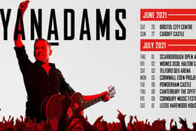 Bryan Adams will come to Scarborough in July 2021