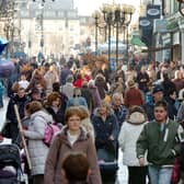 Shoppers in Scarborough’s Westborough on the hunt for festive bargains.