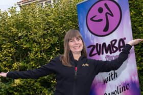 Caroline Wright has been doing zumba classes via zoom during lockdown