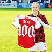 Hinderwell’s Beth Mead made her 100th appearance for Arsenal in their win over Birmingham on Sunday