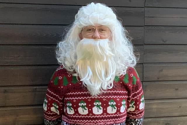 Callum Irvine gets festive for the Saint Catherine's.