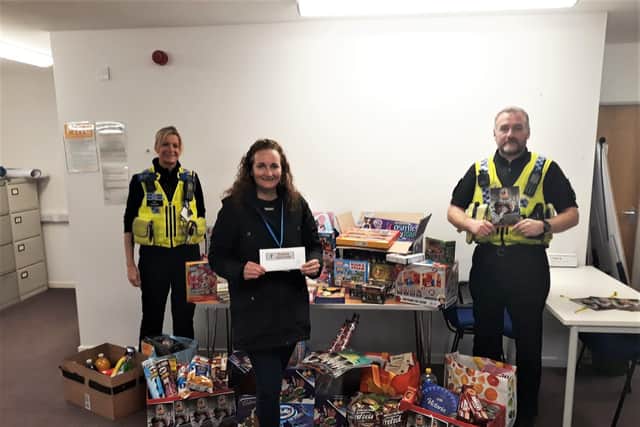 Eastfield Neighbourhood Police Team donate their charity collection to Westway Open Arms.