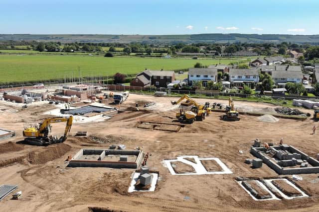 This Linden Homes development on Stoney Haggs Road, Seamer, delivered 36 new homes for Beyond Housing.
Photo: Beyond Housing