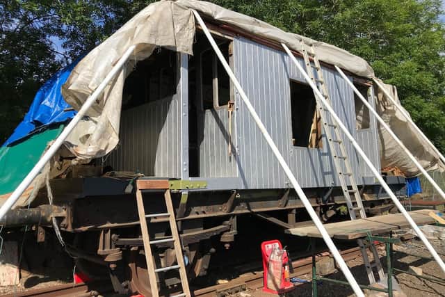 The brake van as it is currently.