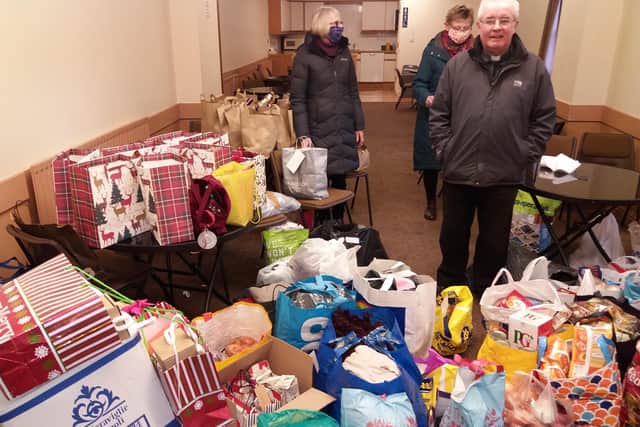 Father Pat Keogh said the huge amount of donations show that the true spirit of Christmas is alive and well in Whitby.