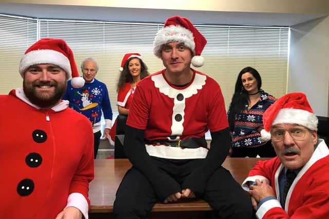 Some of the cast of new TV sitcom Briefs
