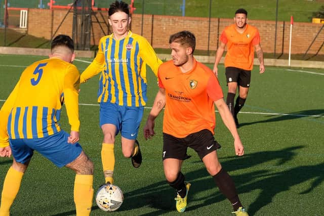 ON THE ATTACK: Edgehill’s Jackson Jowett bagged a hat-trick. Picture: Richard Ponter