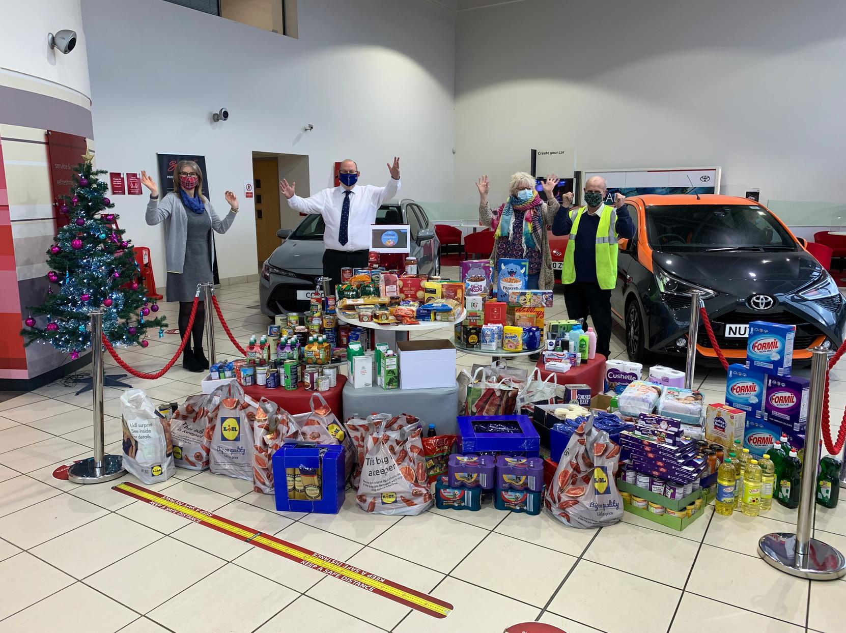 Vantage Motors hand food donations to Scarborough's Rainbow Centre - Vimarsana News