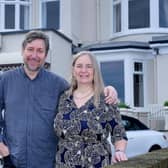 Tony and Paula Bates outside Hotel Ellenby
