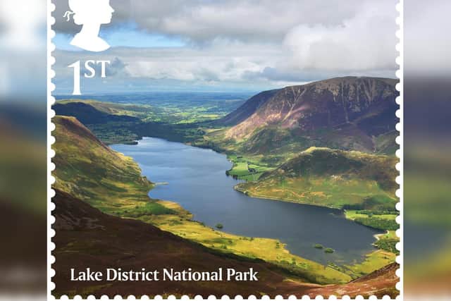 The Lake District is also featured - Pic: Royal Mail
