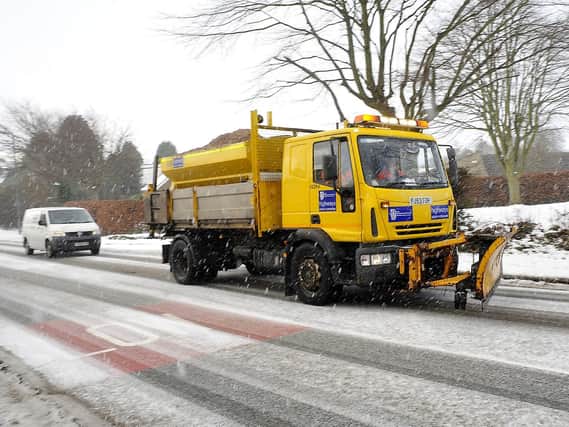 File picture: Snow has hit roads on the Yorkshire Coast today - Image: Andrew Higgins