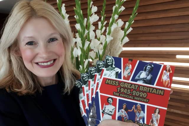 Sally-Ann Fawcett with her new book.