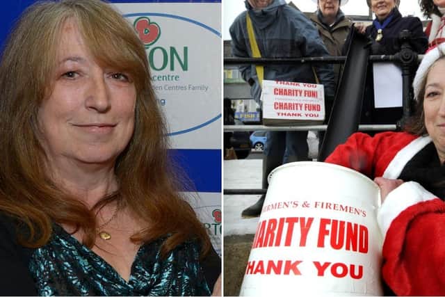 Liz Blades has worked tirelessly in the community, including on the committee of the Fishermen and Firemen Charity Fund for over 20 years.