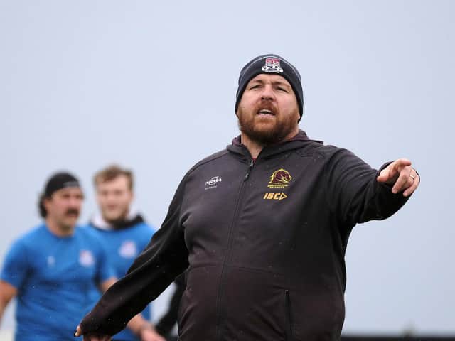 Scarborough RUFC coach Matty Jones
