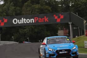 Senna Proctor in BTCC action at Oulton Park last year.