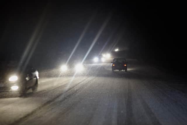When driving in the dark it is always best to take your time and leave more than enough space between your car and the one in front. Photo submitted by www.billplant.co.uk