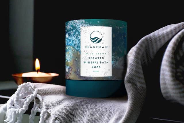 Scarborough-based SeaGrown has created a brand new wild grown Seaweed Mineral Bath Soak.