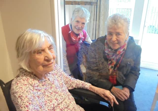 Kathlyn Revell is joined by family and friends for her 100th birthday.