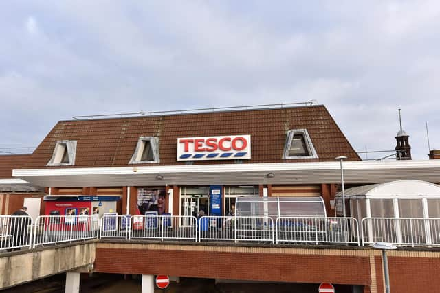 Tesco, on Westwood.