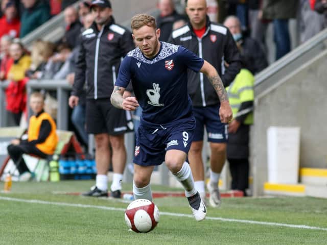 LOOKING AHEAD: Scarborough Athletic striker Nathan Cartman