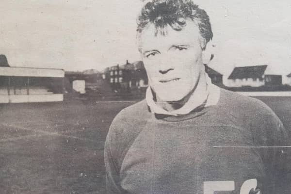 MARQUEE MANAGER: Former Leeds United legend Eddie Gray took over as manager of Whitby Town in 1989