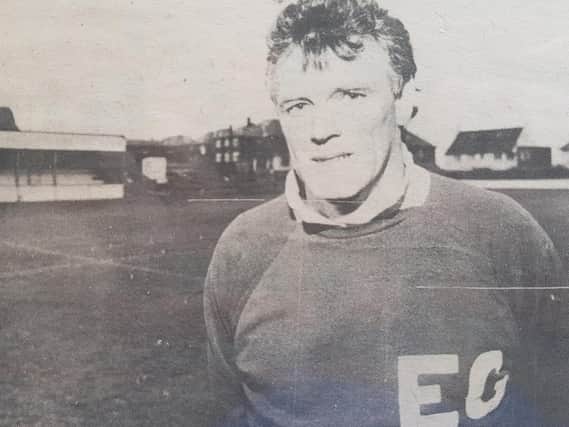 MARQUEE MANAGER: Former Leeds United legend Eddie Gray took over as manager of Whitby Town in 1989