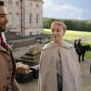 Phoebe Dynevor and Regé-Jean Page in Bridgerton. Picture: Netflix