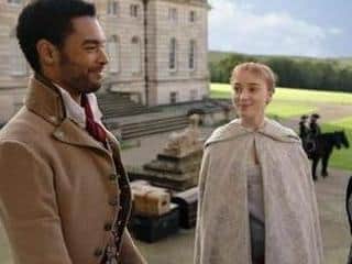 Phoebe Dynevor and Regé-Jean Page in Bridgerton. Picture: Netflix