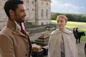 Phoebe Dynevor and Regé-Jean Page in Bridgerton. Picture: Netflix