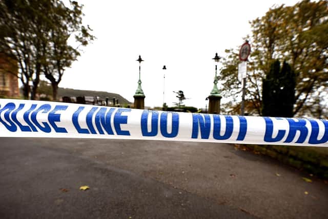 The murder scene. The video with this story also shows the murder scene, shot at the time.