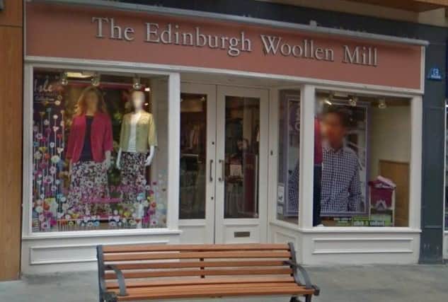 The Edinburgh Woollen Mill Store on Westborough. Photo from Google Street View.