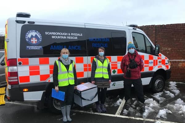 Practice nurses and mountain rescue volunteers teamed up to take Covid-19 vaccines to the homes of vulnerable people living in isolated areas
