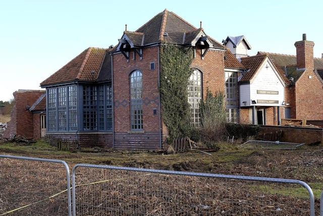 Demolition work is underway at the former Papa's FIsh and Chips restaurant site.