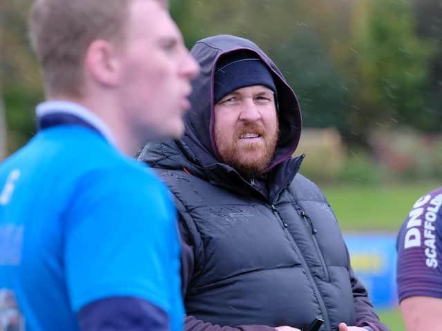 Scarborough RUFC coach Matty Jones