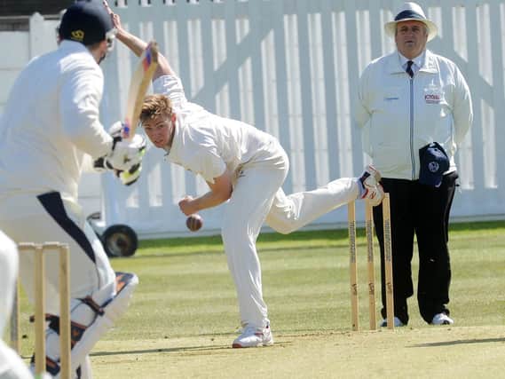 NEW SIGNING: Left arm pace bowler James Wainman is delighted to have joined Scarborough