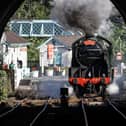 A NYMR steam locomotive heads into the Grosmont tunnel. Photo courtesy of Charlotte Graham.