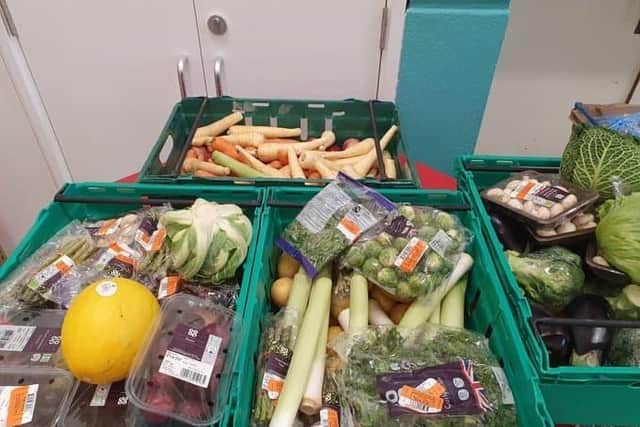 Pictured, fresh food arrives at Parklands Primary School, in the Seacroft area of Leeds. Photo credit: Submitted picture